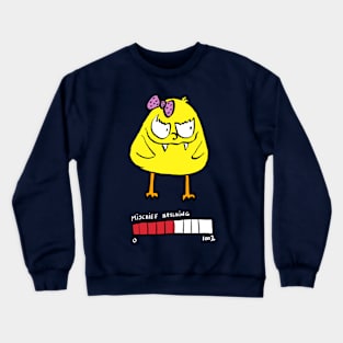 Funny Chicken, Poultry Hatching Mischief Crewneck Sweatshirt